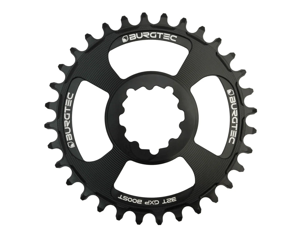 Burgtec GXP Boost 3mm Thick Thin Chainring (Black) (34T)